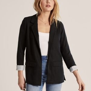 Abercrombie and Fitch Drapey Blazer, black size L
